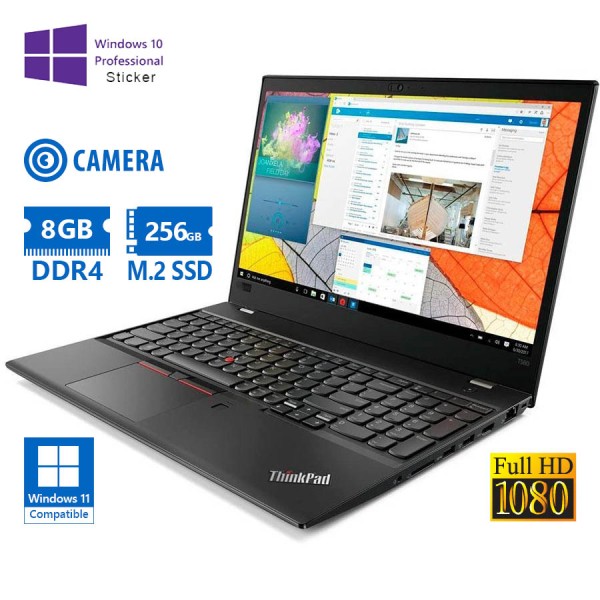 Lenovo (A-) ThinkPad T580 i5-8350U/15.6``FHD/8GB DDR4/256GB M.2 SSD/No ODD/Camera/10P Grade A- Refur Lenovo (A-) ThinkPad T580 i5-8350U/15.6``FHD/8GB DDR4/256GB M.2 SSD/No ODD/Camera/10P Grade A- Refur