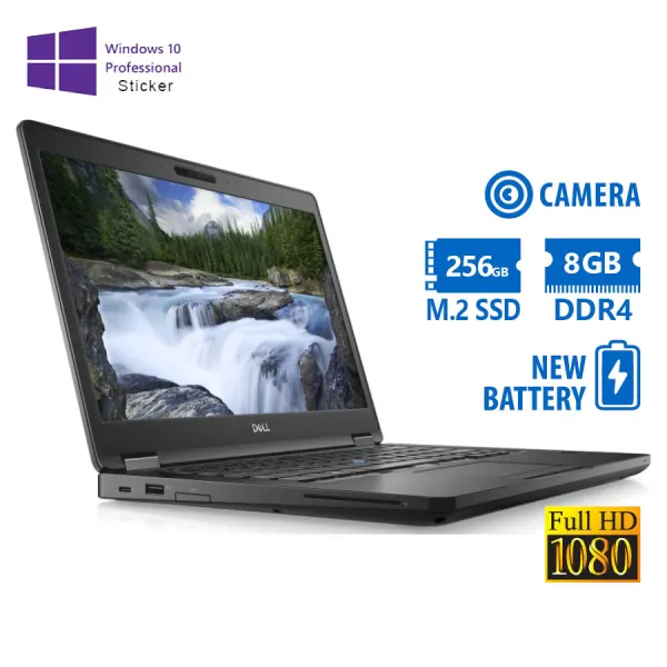 Dell (Α-) Latitude 5480 i7-7820HQ/14``FHD/8GB DDR4/256GB M.2 SSD/No ODD/Camera/New Battery/10P Grade