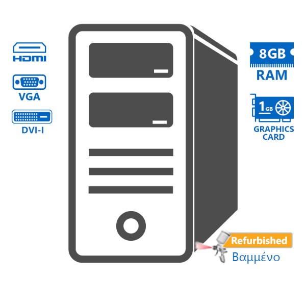 OEM Tower i7-860/8GB DDR3/500GB/Nvidia 1GB/DVD/Grade A+ Refurbished PC OEM Tower i7-860/8GB DDR3/500GB/Nvidia 1GB/DVD/Grade A+ Refurbished PC