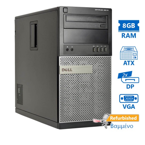 Dell 9010 Tower i7-3770/8GB DDR3/500GB/DVD/7H Grade A+ Refurbished PC Dell 9010 Tower i7-3770/8GB DDR3/500GB/DVD/7H Grade A+ Refurbished PC