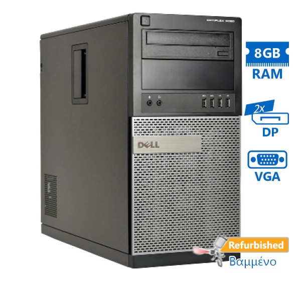 Dell 9020 Tower i7-4790/8GB DDR3/500GB/DVD/8H Grade A+ Refurbished PC Dell 9020 Tower i7-4790/8GB DDR3/500GB/DVD/8H Grade A+ Refurbished PC