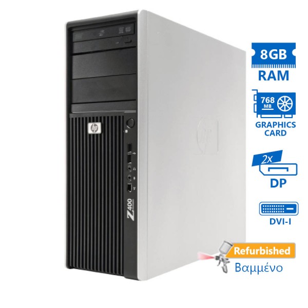HP Z400 Tower Xeon W3565(4-Cores)/8GB DDR3/1TB/Nvidia 768MB/DVD/7P Grade A+ Workstation Ref.PC HP Z400 Tower Xeon W3565(4-Cores)/8GB DDR3/1TB/Nvidia 768MB/DVD/7P Grade A+ Workstation Ref.PC