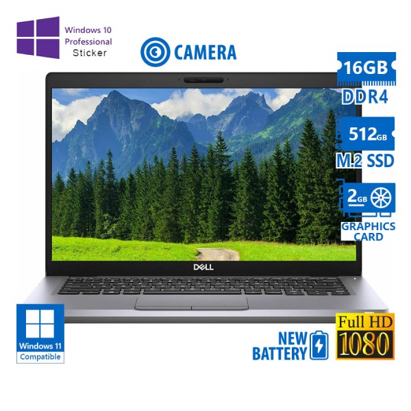 Dell (A-) Latitude 5411 i7-10850H/14``FHD/16GB DDR4/512GB M.2 SSD/No ODD/GeForce MX250 2GB/Camera/Ne Dell (A-) Latitude 5411 i7-10850H/14``FHD/16GB DDR4/512GB M.2 SSD/No ODD/GeForce MX250 2GB/Camera/Ne