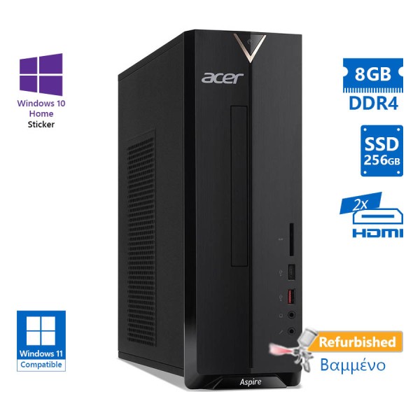 Acer Aspire XC-1660 SFF i5-11400/8GB DDR4/256GB SSD/No ODD/10H Grade A+ Refurbished PC Acer Aspire XC-1660 SFF i5-11400/8GB DDR4/256GB SSD/No ODD/10H Grade A+ Refurbished PC