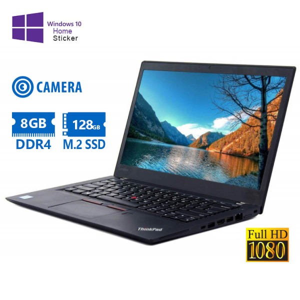 Lenovo (A-) ThinkPad T460s i7-6600U/14”FHD/8GB DDR4/128GB M.2 SSD/No ODD/Camera/10H Grade A- Refurbi Lenovo (A-) ThinkPad T460s i7-6600U/14”FHD/8GB DDR4/128GB M.2 SSD/No ODD/Camera/10H Grade A- Refurbi