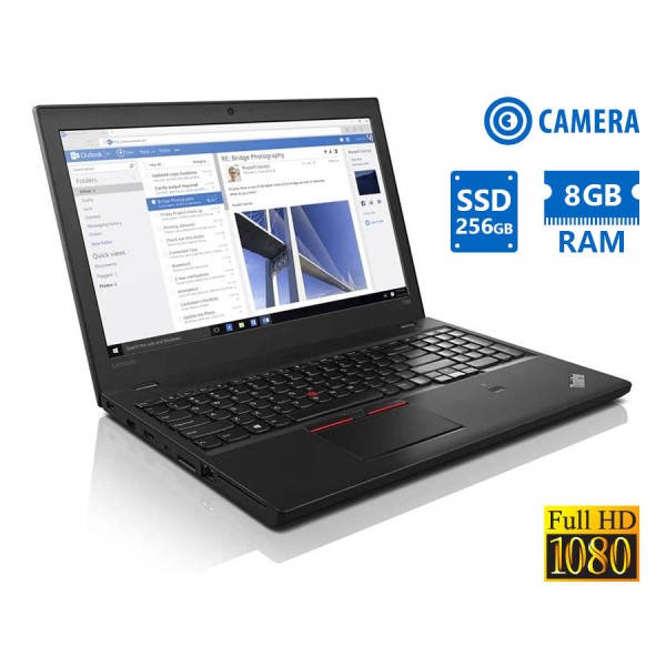 Lenovo ThinkPad T560 i5-6300U/15.6``FHD/8GB DDR3/256GB SSD/No ODD/Camera/Grade A Refurbished Laptop Lenovo ThinkPad T560 i5-6300U/15.6``FHD/8GB DDR3/256GB SSD/No ODD/Camera/Grade A Refurbished Laptop