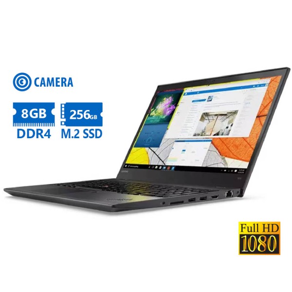 Lenovo ThinkPad T570 i5-6300U/15.6``FHD/8GB DDR4/256GB M.2 SSD/No ODD/Camera/Grade A Refurbished Lap Lenovo ThinkPad T570 i5-6300U/15.6``FHD/8GB DDR4/256GB M.2 SSD/No ODD/Camera/Grade A Refurbished Lap