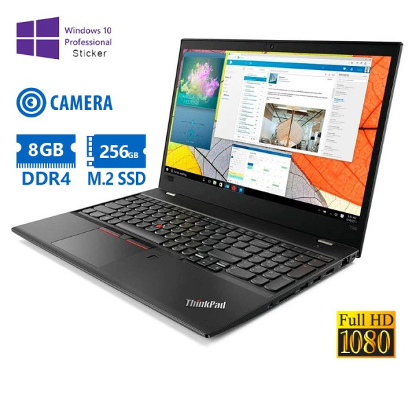 Lenovo (A-) ThinkPad T580 i5-7200U/15.6``FHD/8GB DDR4/256GB M.2 SSD/No ODD/Camera/10P Grade A- Refur Lenovo (A-) ThinkPad T580 i5-7200U/15.6``FHD/8GB DDR4/256GB M.2 SSD/No ODD/Camera/10P Grade A- Refur