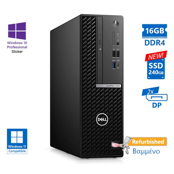 Dell 5090 SFF i5-10500/16GB DDR4/240GB SSD New/No ODD/10P Grade A+ Refurbished PC Dell 5090 SFF i5-10500/16GB DDR4/240GB SSD New/No ODD/10P Grade A+ Refurbished PC