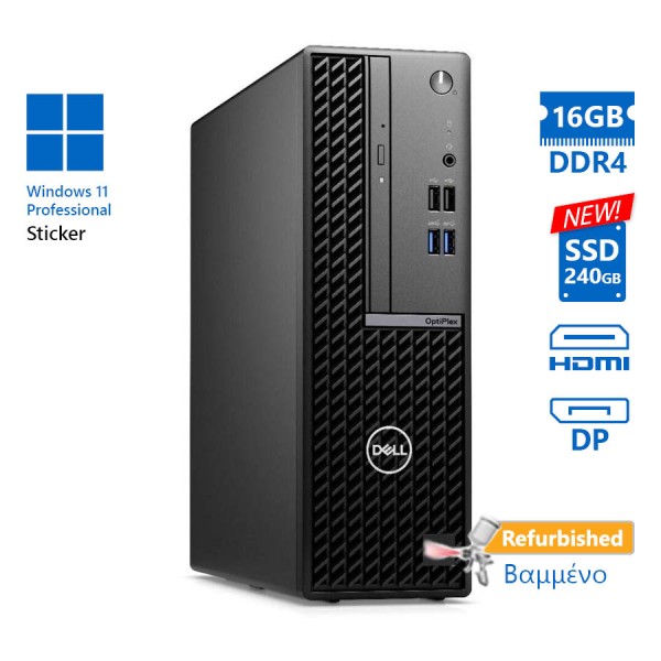 Dell OptiPlex 7010 SFF i5-13500/16GB DDR4/240GB SSD New/No ODD/11P Grade A+ Refurbished PC