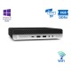 HP EliteDesk 705 G4 DM WiFi AMD Ryzen 5 Pro 2400G/8GB DDR4/320GB/No ODD/10P Grade A Refurbished PC