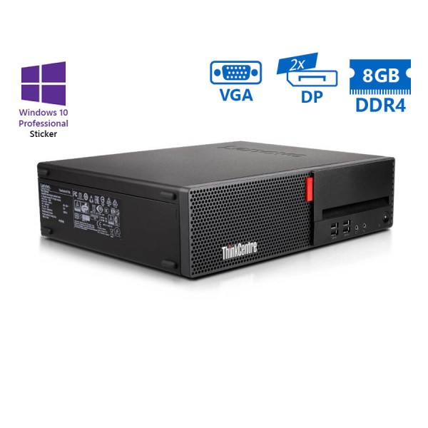Lenovo M710s SFF i5-6500/8GB DDR4/320GB/No ODD/10P Grade A+ Refurbished PC
