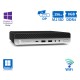 HP EliteDesk 800G4 DM WiFi i7-8700T/8GB DDR4/256GB M.2 SSD/No ODD/10P Grade A Refurbished PC