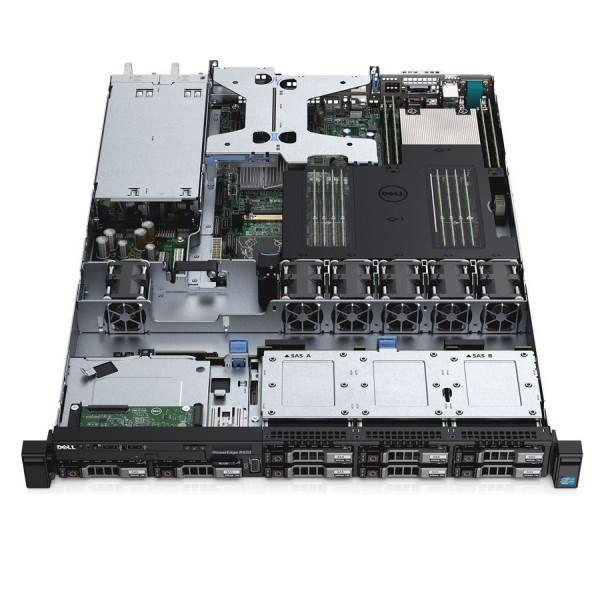 Refurbished Server Dell Poweredge R430 R1U E5-2603v3/16GB DDR4/No HDD/4xLFF/1xPSU/DVD/Perc H330 mini