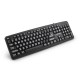 Πληκτρολόγιο USB με μεγάλους χαρακτήρες Μαύρο EK129