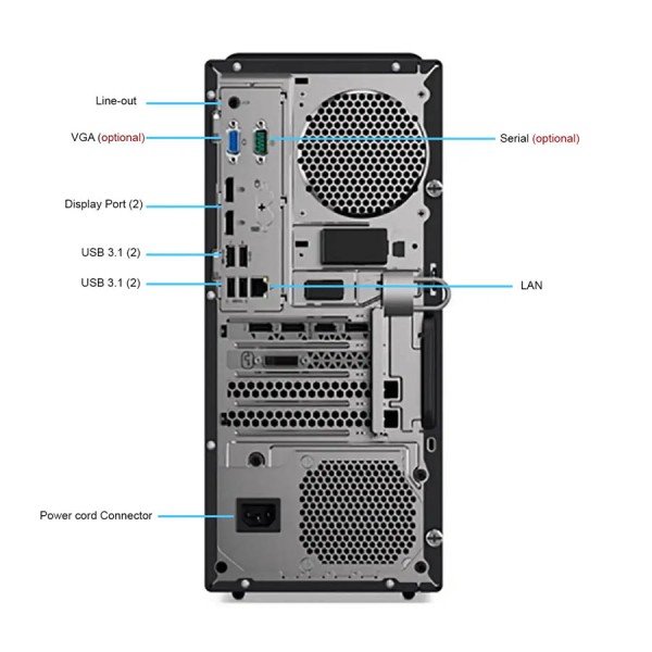 Lenovo M920t Tower i7-8700/16GB DDR4/512GB M.2 SSD/No ODD/10P Grade A+ Refurbished PC Lenovo M920t Tower i7-8700/16GB DDR4/512GB M.2 SSD/No ODD/10P Grade A+ Refurbished PC