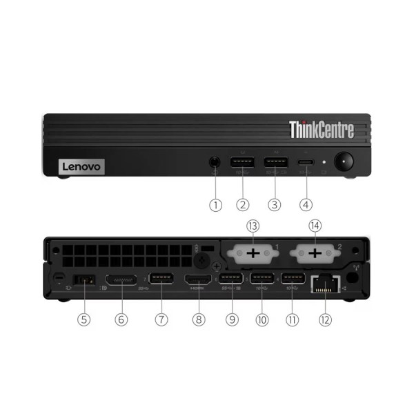 Lenovo ThinkCentre M80q Tiny i5-10500T/16GB DDR4/256GB M.2 SSD/No ODD/10P Grade A Refurbished PC