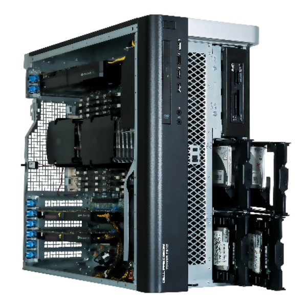 Dell PrecisionT7910 Tower Xeon 2xE5-2690(12-Cores)/64GB DDR4/No HDD/Nvidia 12GB/DVD/10P Grade A Work