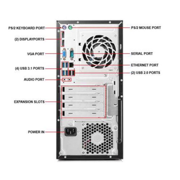HP ElitDesk 705G3 Tower AMD Pro A10-8770 R7/8GB DDR3/256GB SSD/No ODD/10P Grade A+ Refurbished PC