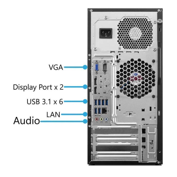 Lenovo M900 Tower i7-6700/8GB DDR4/256GB M.2 SSD/DVD/10P Grade A+ Refurbished PC Lenovo M900 Tower i7-6700/8GB DDR4/256GB M.2 SSD/DVD/10P Grade A+ Refurbished PC