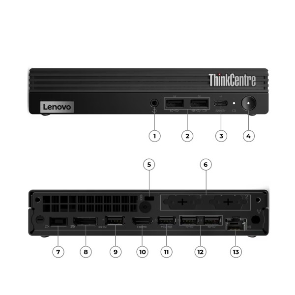 Lenovo (A-) ThinkCentre M70q Tiny i5-10400T/8GB DDR4/240GB SSD/No ODD/10P Grade A- Refurbished PC Lenovo (A-) ThinkCentre M70q Tiny i5-10400T/8GB DDR4/240GB SSD/No ODD/10P Grade A- Refurbished PC