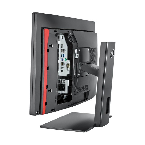 Fujitsu (A-) Esprimo K558 AIO w/Monitor 24``FHD/i5-9400T/8GB DDR4/256GB M.2 SSD/DVD/10P Grade A- Ref