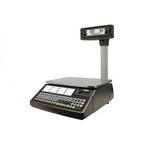 PROFESSIONAL SCALE ELZAB DIBAL W015T 15/30KG WITH LABEL PRINTER